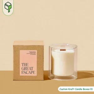 Custom Kraft Candle Boxes